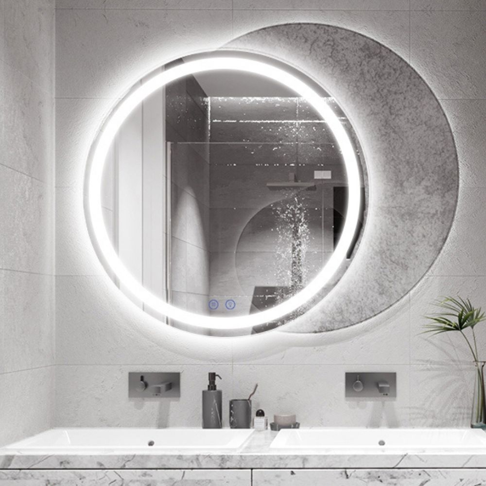 Round Bathroom Mirror | Round Bath Mirrors | Round Mirrors In Bathroom - Image 2