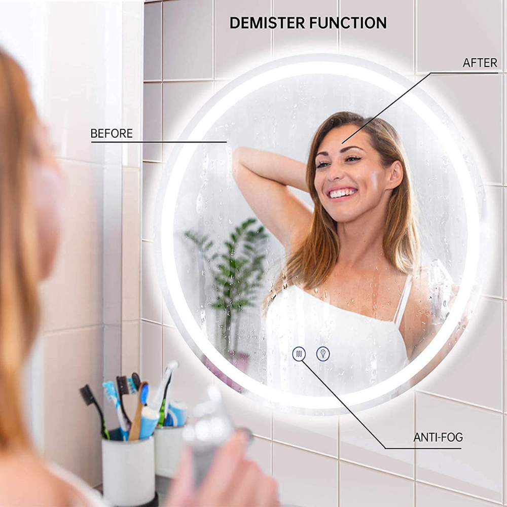 Round Bathroom Mirror | Round Bath Mirrors | Round Mirrors In Bathroom - Image 7